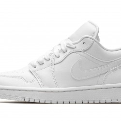 Nike Air Jordan 1 Low Womens Triple White DV0990-111 Shoes