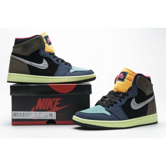 Air Jordan 1 High OG "Bio Hack" Black Blue 555088-201