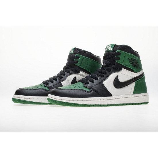 Air Jordan 1 High OG "Pine Green" Black Green 555088-302