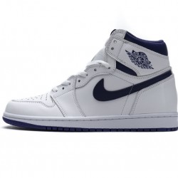 Air Jordan 1 Retro High OG "Blue Moon" White Purple 555088-115