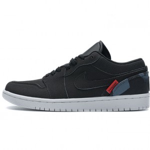 Air Jordan 1 Low BG "PSG" Black Blue Red CN1077-001 40-45