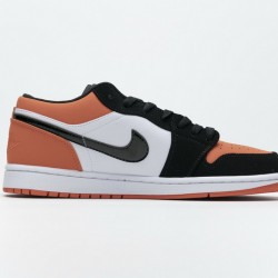 Air Jordan 1 Low "Shattered Backboard" Black Orange 553558-128
