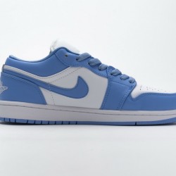 Air Jordan 1 Low "UNC" Blue White AO9944-441
