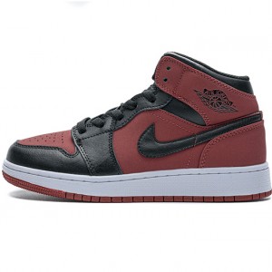 Air Jordan 1 Mid "Banned Gym Red" Red Black 554725-610 36-46