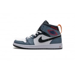 Air Jordan 1 Mid "Facetasm Blue Teal" Blue White CU2802-100