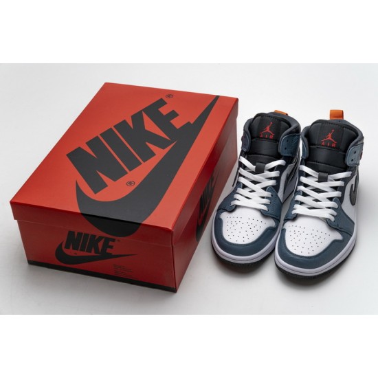 Air Jordan 1 Mid "Facetasm Blue Teal" Blue White CU2802-100