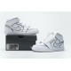 Air Jordan 1 Mid "Iridescent Outline" White Black CK6587-100 36-46