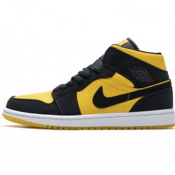 Air Jordan 1 Mid "University Gold" Black Yellow CD6759-007