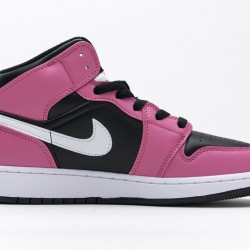 Air Jordan 1 Mid "Pinksicle" Black Pink 555112-002