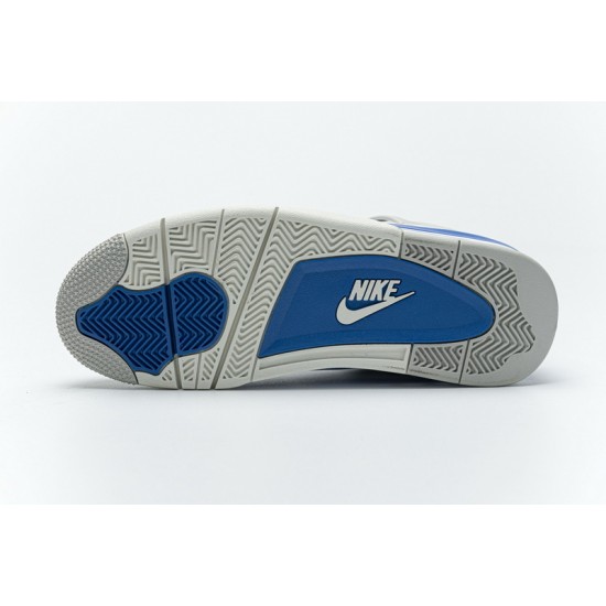 Air Jordan 4 "Military Blue" White Blue 308497-105 40-46
