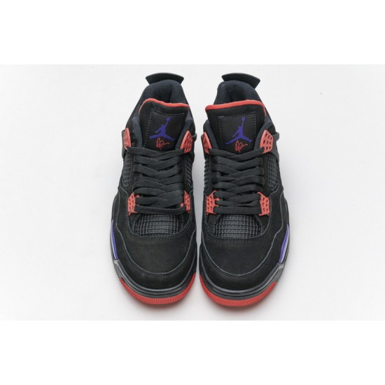 Air Jordan 4 Retro "NRD Raptors" Black Red AQ3816-056