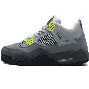 Air Jordan 4 Retro SE "Neon 95" Grey Green CT5342-007 40.5-47