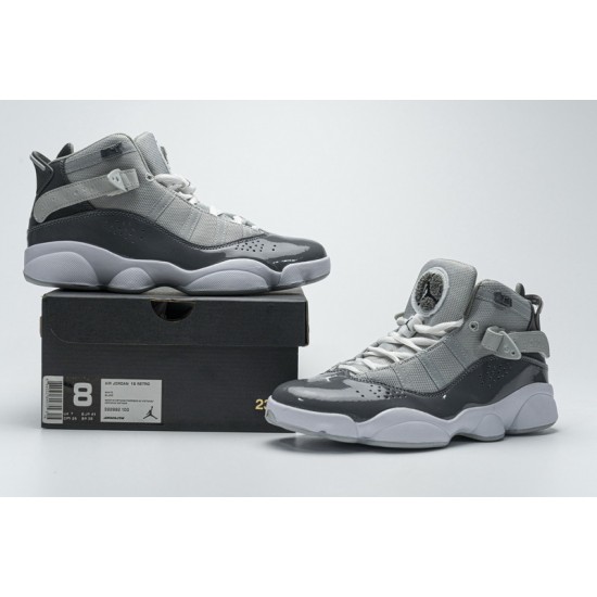 Air Jordan 6 Rings BG "Cool Grey" Grey White 322992-015 40-45
