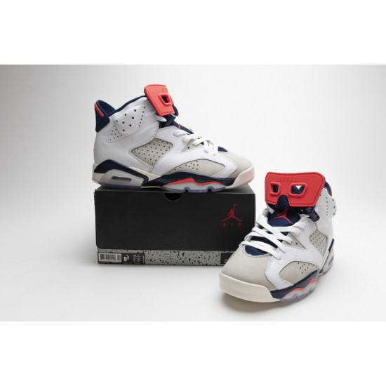 Air Jordan 6 "Tinker" White Red 384664-104