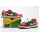 Eleven x Nike SB Dunk Low Red Green Orange CZ5130-600