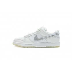 Nike SB Dunk Low Pro QS "Diamond Supply" White Silver BV1310-100 36-46