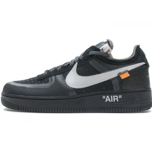 Off-White x Nike Air Force 1 Low Black White AO4606-001