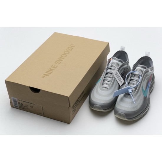 Off-White x Nike Air Max 97 "Wlolf Grey Menta" Grey Blue AJ4585-101