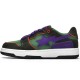 Bape Sk8 Sta Low Black Grey Purple W/M Sports Shoes