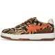 Bape Sk8 Sta Low Black Orange Brown W/M Sports Shoes