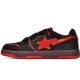 Bape Sk8 Sta Low Brown And Red W/M Sports Shoes