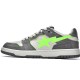 Bape Sk8 Sta Low Grey White Green W/M Sports Shoes