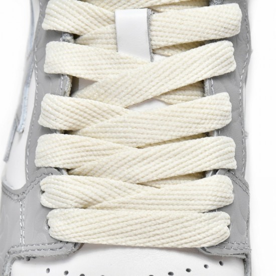 Bape Sk8 Sta Low Grey White W/M Sports Shoes