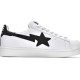 Bape Sk8 Sta Low White Black W/M Sports Shoes