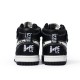 Bape Sta Sk8 High Black White W/M Sports Shoes