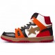 Bape Sta Sk8 High Red Brown Black White W/M Sports Shoes