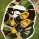 Bape Sta Sk8 Low Brown Black Yellow W/M Sports Shoes