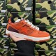 Bape Sta Sk8 Low Brown Orange White W/M Sports Shoes