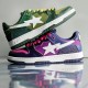 Bape Sta Sk8 Low Green Army Green White W/M Sports Shoes