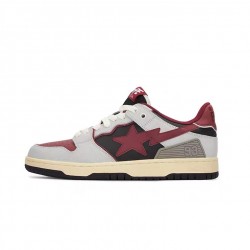 Bape Sta Sk8 Low Grey Black Win-red W/M Sports Shoes
