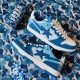 Bape Sta Sk8 Low Ltblue White W/M Sports Shoes