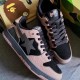 Bape Sta Sk8 Low Ltpink Black Grey W/M Sports Shoes