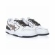 Bape Sta Sk8 Low White Black W/M Sports Shoes