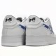 Bathing Ape Bape Sta Low White Blue Camouflage W/M Sports Shoes