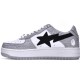 Bathing Ape Bape Sta Low White Grey W/M Sports Shoes