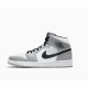 Air Jordan 1 Mid Light Smoke Grey Gray White 554724-092