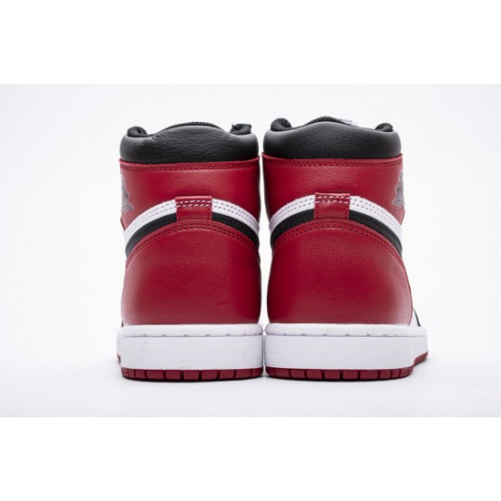 Air Jordan 1 High OG "Black Toe" Black Red 555088-125