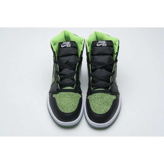 Air Jordan 1 High Zoom "Zen Green" Green Black CK6637-002