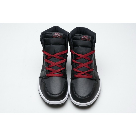 Air Jordan 1 Retro High OG "Black Satin" Gym Red Black Red 555088-060