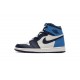 Air Jordan 1 Retro High OG "Obsidian" University Blue White 555088-140