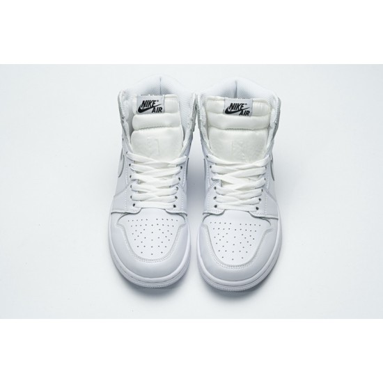 Air Jordan 1 High All White 555088-111 36-45