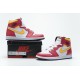 Hot Air Jordan 1 High OG "Light Fusion Red" Red Yellow White 555088-603 36-46 Shoes