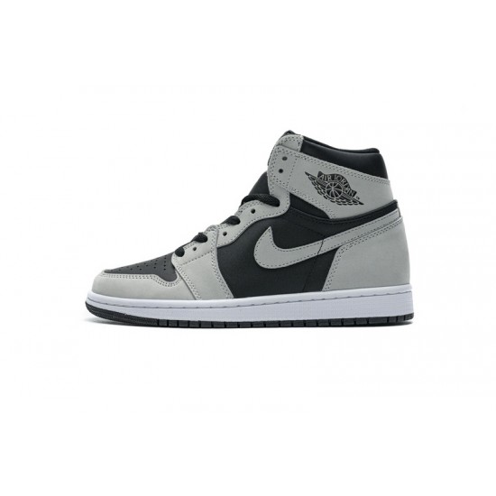Discount Air Jordan 1 High "Shadow 2.0" Black Grey 555088-035 36-46 Shoes