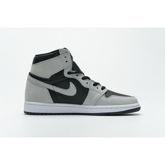 Discount Air Jordan 1 High "Shadow 2.0" Black Grey 555088-035 36-46 Shoes