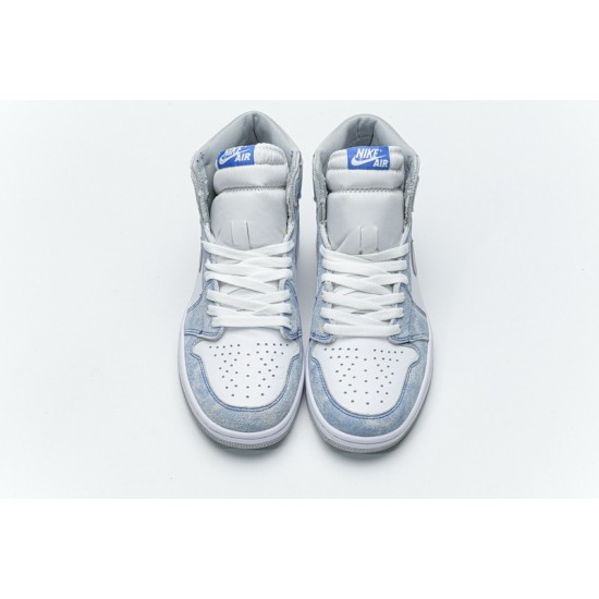 Best Air Jordan 1 High "Hyper Royal" Blue White Grey 555088-402 36-45 Shoes
