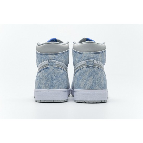 Best Air Jordan 1 High "Hyper Royal" Blue White Grey 555088-402 36-45 Shoes